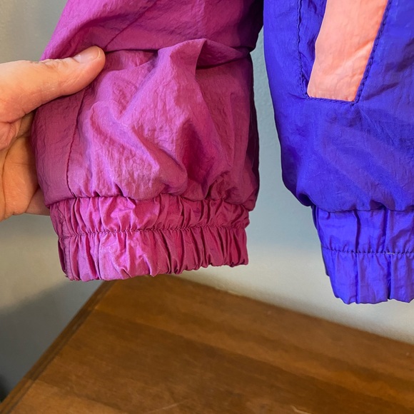 Vintage Izzi’s Gang Colorblock Puffer Jacket Size Large - Picture 10 of 12